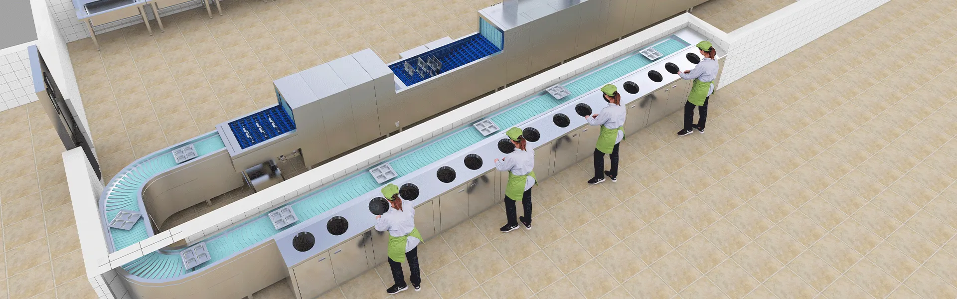 Lavavajillas comercial para restaurante